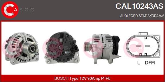 Casco CAL10243AS - Ģenerators autodraugiem.lv