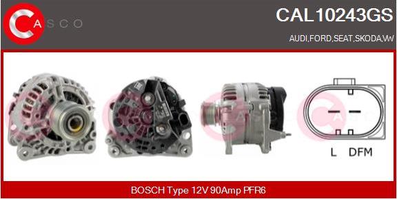 Casco CAL10243GS - Ģenerators autodraugiem.lv