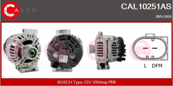 Casco CAL10251AS - Ģenerators autodraugiem.lv