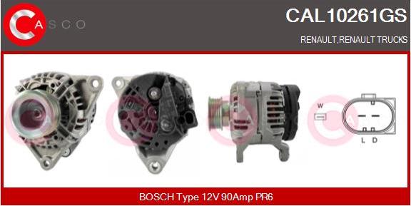 Casco CAL10261GS - Ģenerators autodraugiem.lv