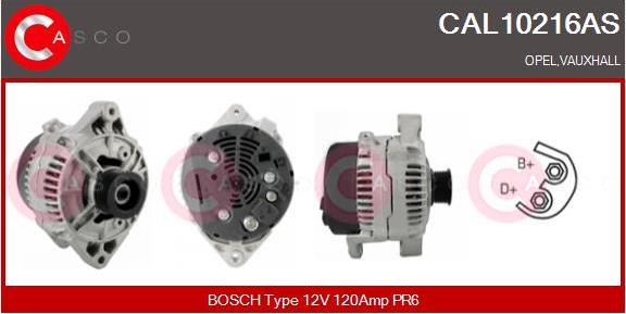 Casco CAL10216AS - Ģenerators autodraugiem.lv