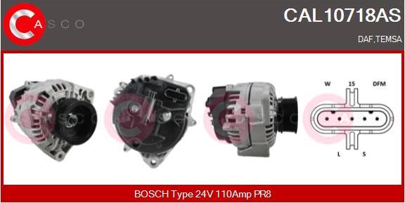 Casco CAL10718AS - Ģenerators autodraugiem.lv