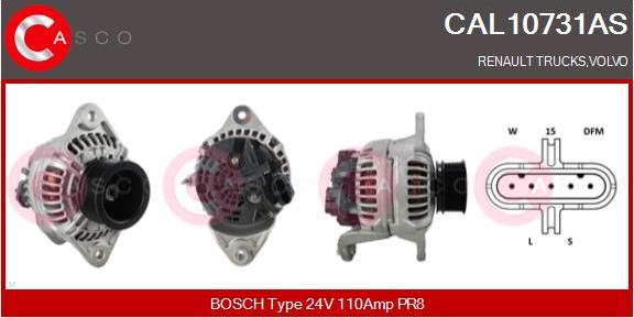 Casco CAL10731AS - Ģenerators autodraugiem.lv