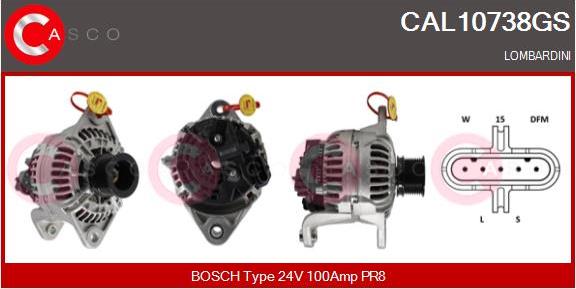Casco CAL10738GS - Ģenerators autodraugiem.lv