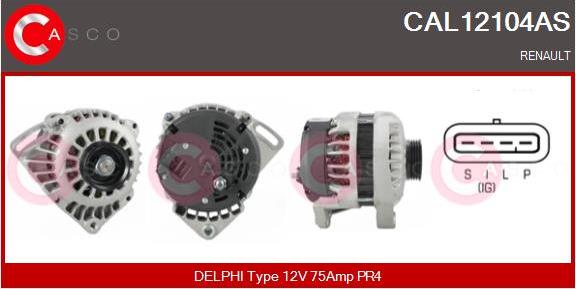 Casco CAL12104AS - Ģenerators autodraugiem.lv
