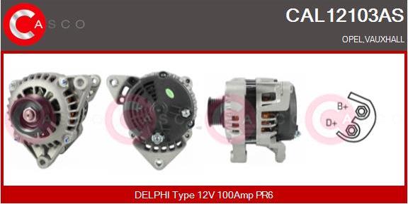 Casco CAL12103AS - Ģenerators autodraugiem.lv