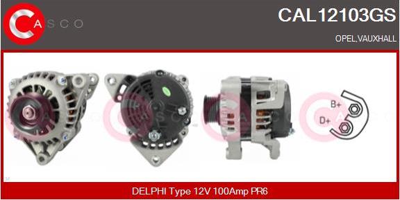 Casco CAL12103GS - Ģenerators autodraugiem.lv