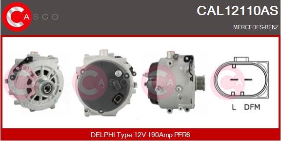 Casco CAL12110AS - Ģenerators autodraugiem.lv