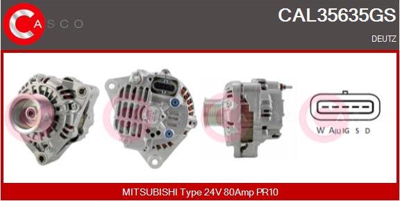 Casco CAL35635GS - Ģenerators autodraugiem.lv