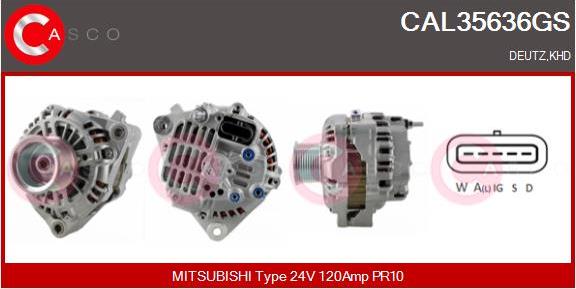 Casco CAL35636GS - Ģenerators autodraugiem.lv