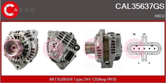 Casco CAL35637GS - Ģenerators autodraugiem.lv