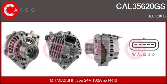Casco CAL35620GS - Ģenerators autodraugiem.lv