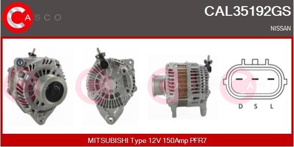 Casco CAL35192GS - Ģenerators autodraugiem.lv