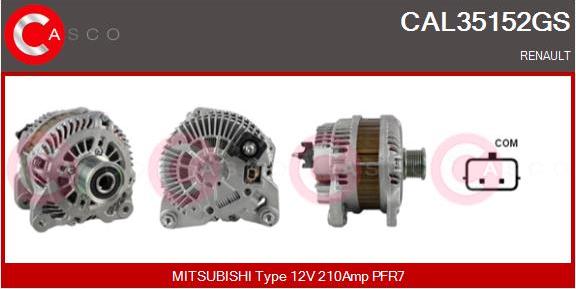 Casco CAL35152GS - Ģenerators autodraugiem.lv