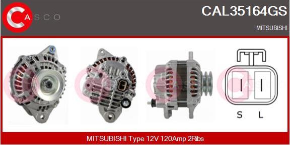 Casco CAL35164GS - Ģenerators autodraugiem.lv