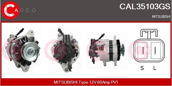 Casco CAL35103GS - Ģenerators autodraugiem.lv