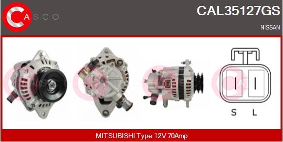 Casco CAL35127GS - Ģenerators autodraugiem.lv
