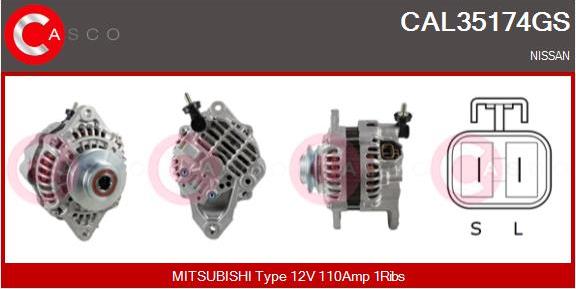 Casco CAL35174GS - Ģenerators autodraugiem.lv