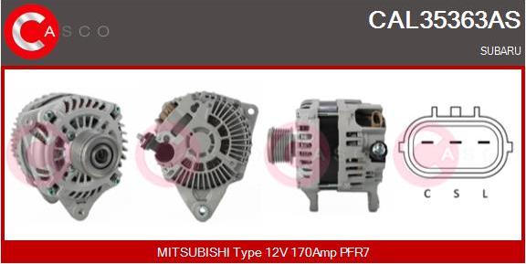 Casco CAL35363AS - Ģenerators autodraugiem.lv