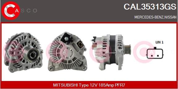 Casco CAL35313GS - Ģenerators autodraugiem.lv