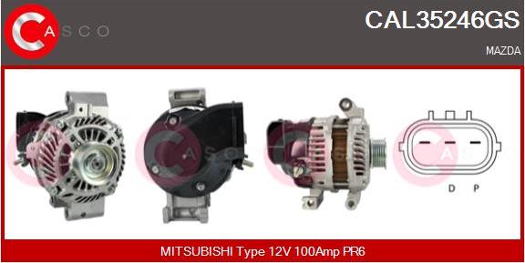 Casco CAL35246GS - Ģenerators autodraugiem.lv