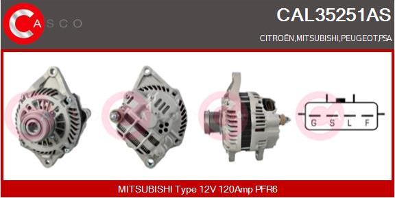 Casco CAL35251AS - Ģenerators autodraugiem.lv