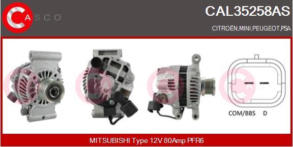 Casco CAL35258AS - Ģenerators autodraugiem.lv
