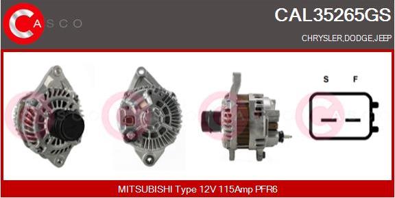 Casco CAL35265GS - Ģenerators autodraugiem.lv