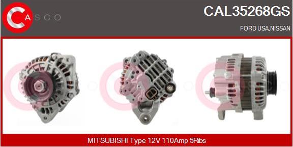 Casco CAL35268GS - Ģenerators autodraugiem.lv