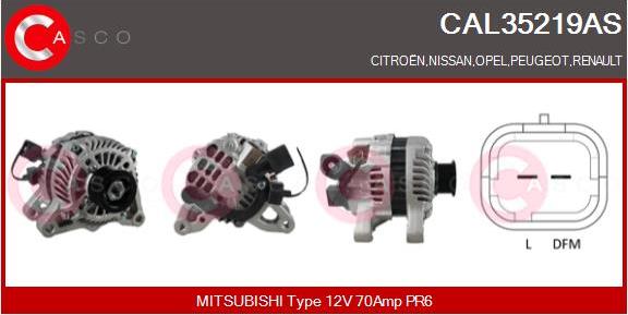 Casco CAL35219AS - Ģenerators autodraugiem.lv