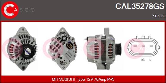 Casco CAL35278GS - Ģenerators autodraugiem.lv