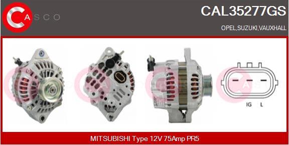 Casco CAL35277GS - Ģenerators autodraugiem.lv