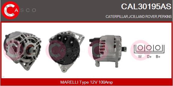 Casco CAL30195AS - Ģenerators autodraugiem.lv