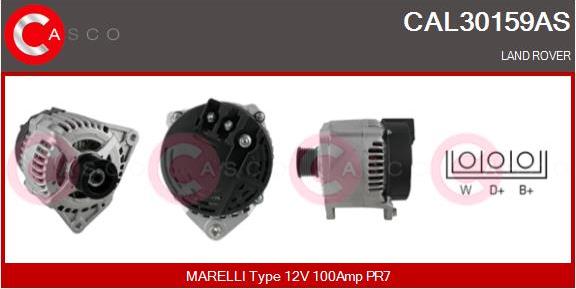 Casco CAL30159AS - Ģenerators autodraugiem.lv