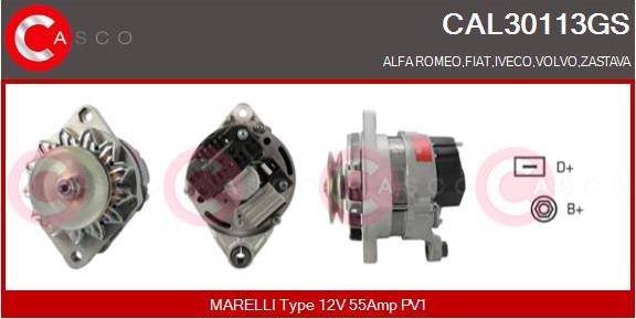 Casco CAL30113GS - Ģenerators autodraugiem.lv