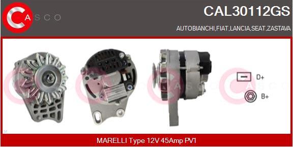 Casco CAL30112GS - Ģenerators autodraugiem.lv