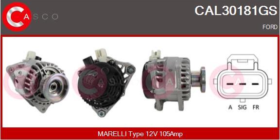Casco CAL30181GS - Ģenerators autodraugiem.lv