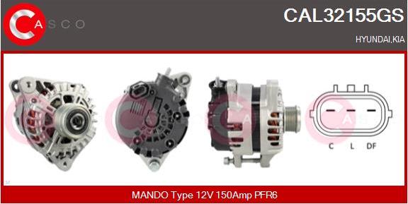Casco CAL32155GS - Ģenerators autodraugiem.lv