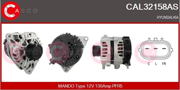 Casco CAL32158AS - Ģenerators autodraugiem.lv