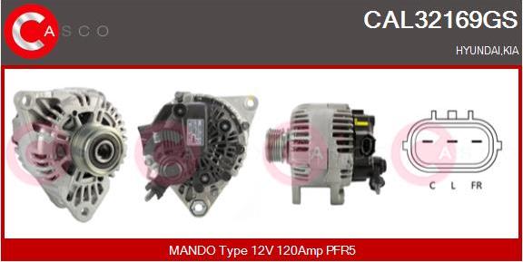 Casco CAL32169GS - Ģenerators autodraugiem.lv