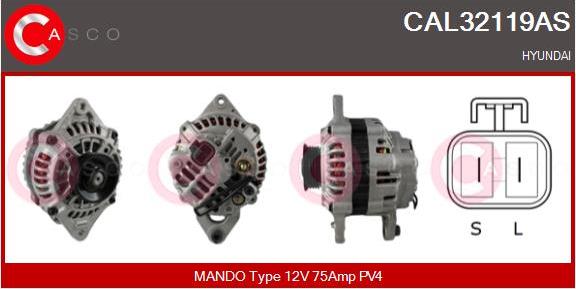 Casco CAL32119AS - Ģenerators autodraugiem.lv