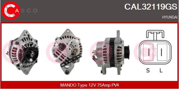 Casco CAL32119GS - Ģenerators autodraugiem.lv