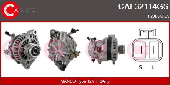 Casco CAL32114GS - Ģenerators autodraugiem.lv