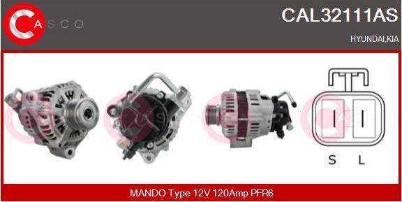 Casco CAL32111AS - Ģenerators autodraugiem.lv