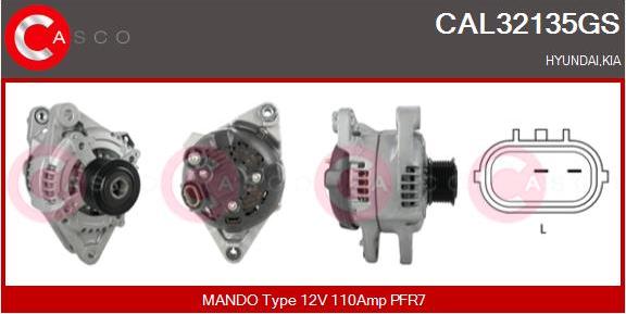 Casco CAL32135GS - Ģenerators autodraugiem.lv