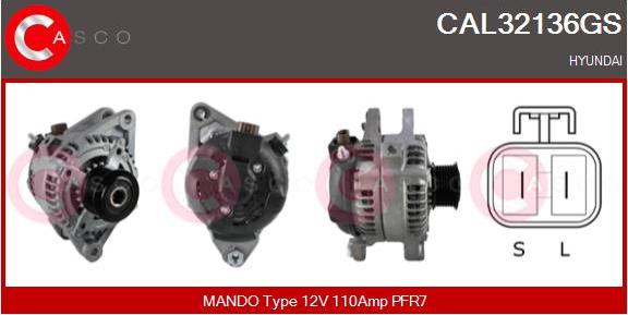 Casco CAL32136GS - Ģenerators autodraugiem.lv