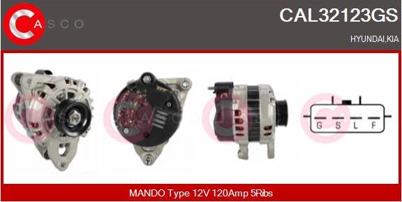 Casco CAL32123GS - Ģenerators autodraugiem.lv