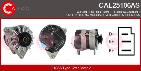 Casco CAL25106AS - Ģenerators autodraugiem.lv