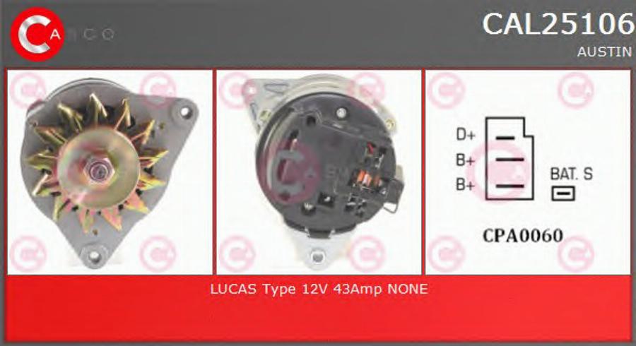 Casco CAL25106 - Ģenerators autodraugiem.lv