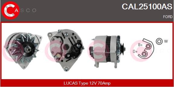 Casco CAL25100AS - Ģenerators autodraugiem.lv